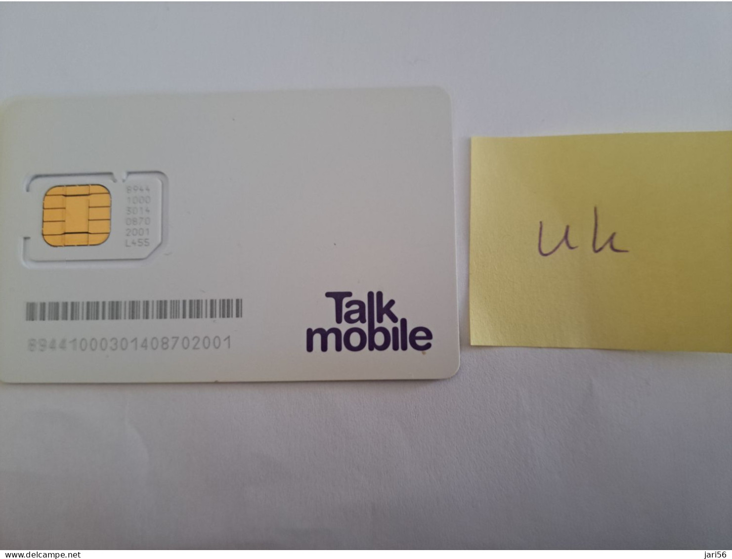 UNITED KINGDOM /  GSM /  SIM CARD /  PROVIDER ; TALK MOBILE       /   MINT  CARD  ** 15554** - [10] Collections