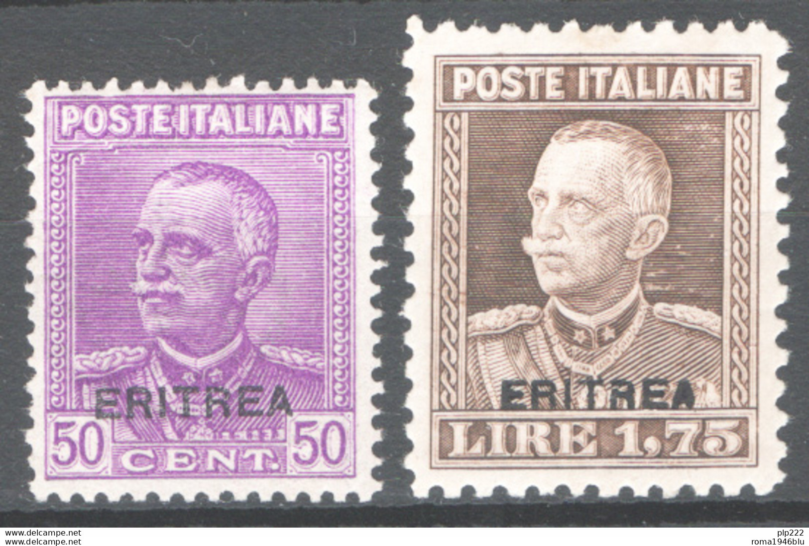 Eritrea 1928 Sass.136/37 **/MNH VF/F - Erythrée