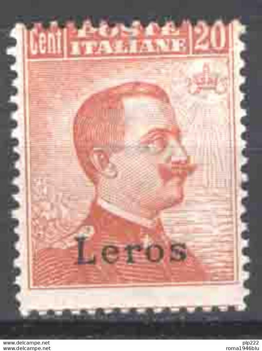 Egeo Lero 1921 Sass.11 */MH VF/F - Egeo (Lero)