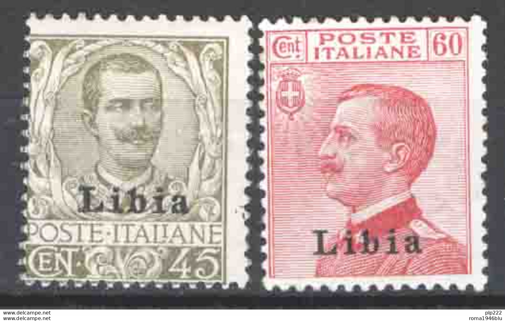 Libia 1917 Sass.18/19 */MLH VF/F - Libië