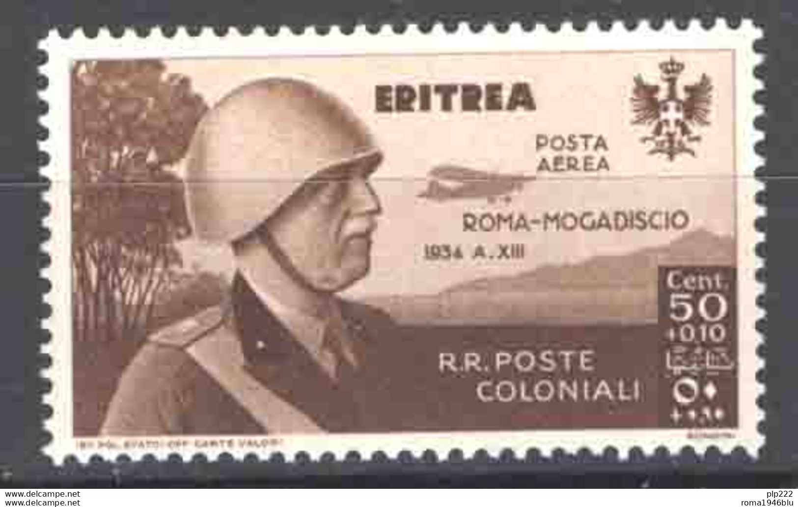Eritrea 1934 Sass.A8 */MH VF/F - Eritrea