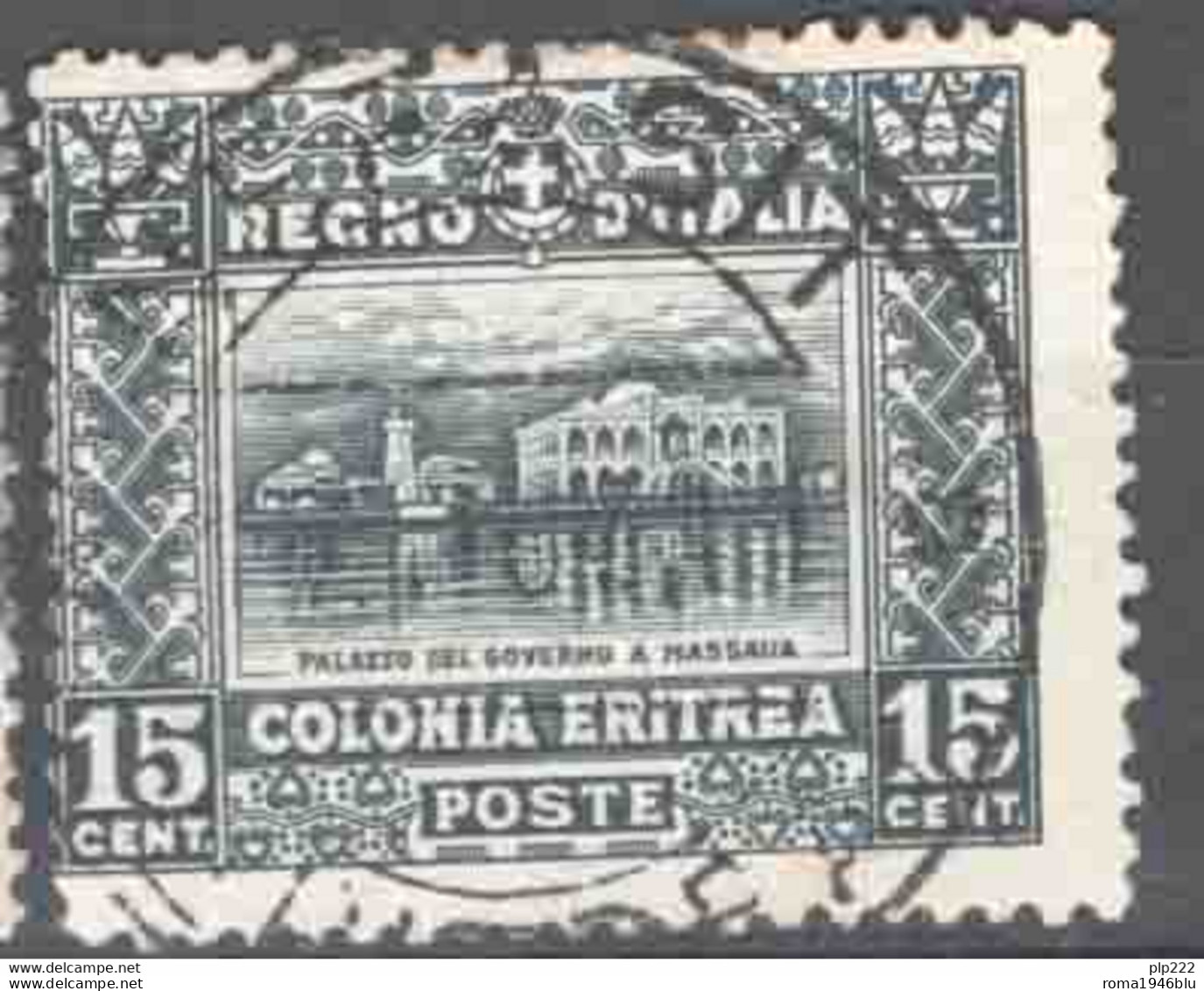 Eritrea 1910 Sass.36 O/Used VF/F - Eritrea