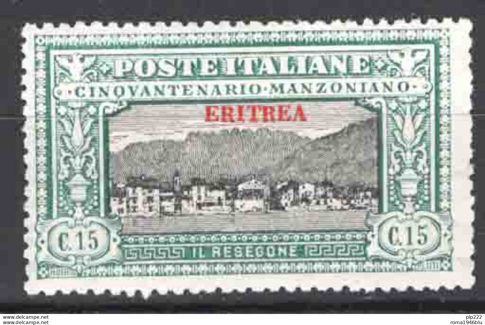 Eritrea 1924 Sass.72 */MH VF/F - Erythrée