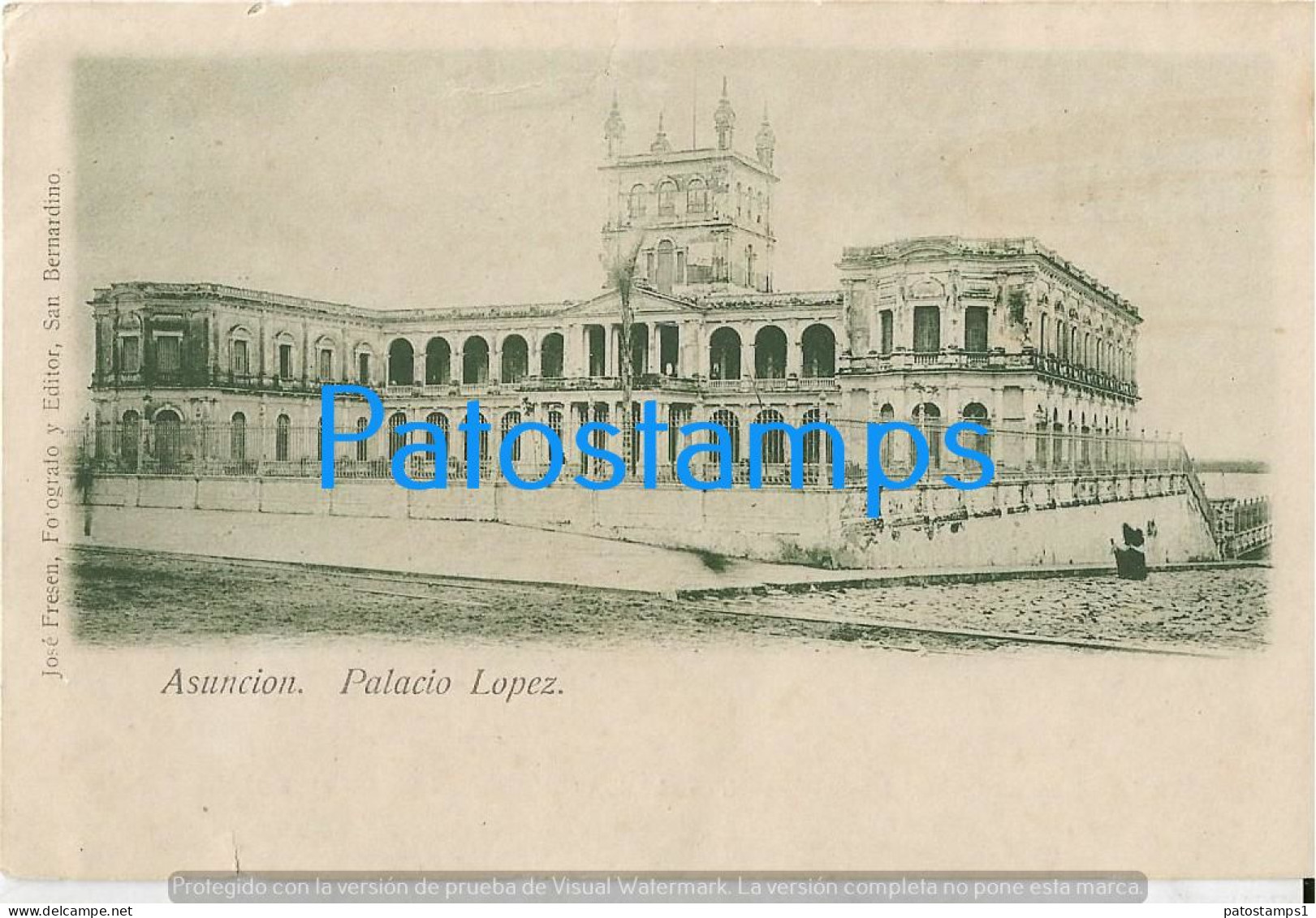 216247 PARAGUAY ASUNCION PALACIO LOPEZ POSTAL POSTCARD - Paraguay