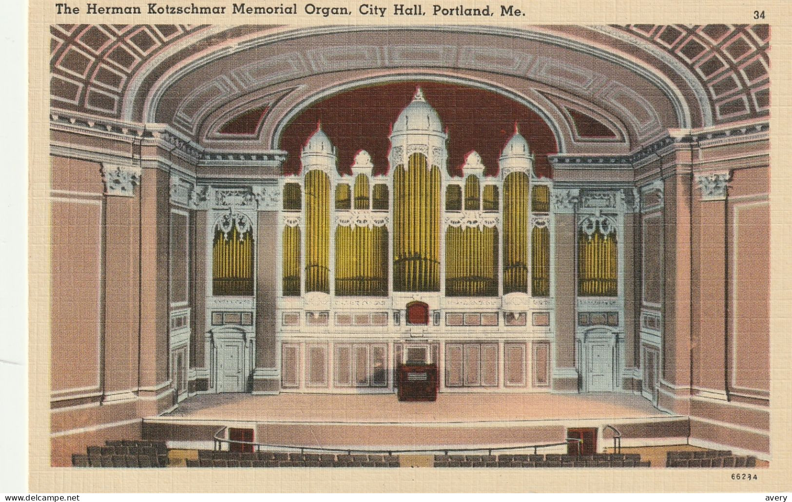 The Herman Kotzschmar Memorial Organ, City Hall, Portland, Maine - Portland