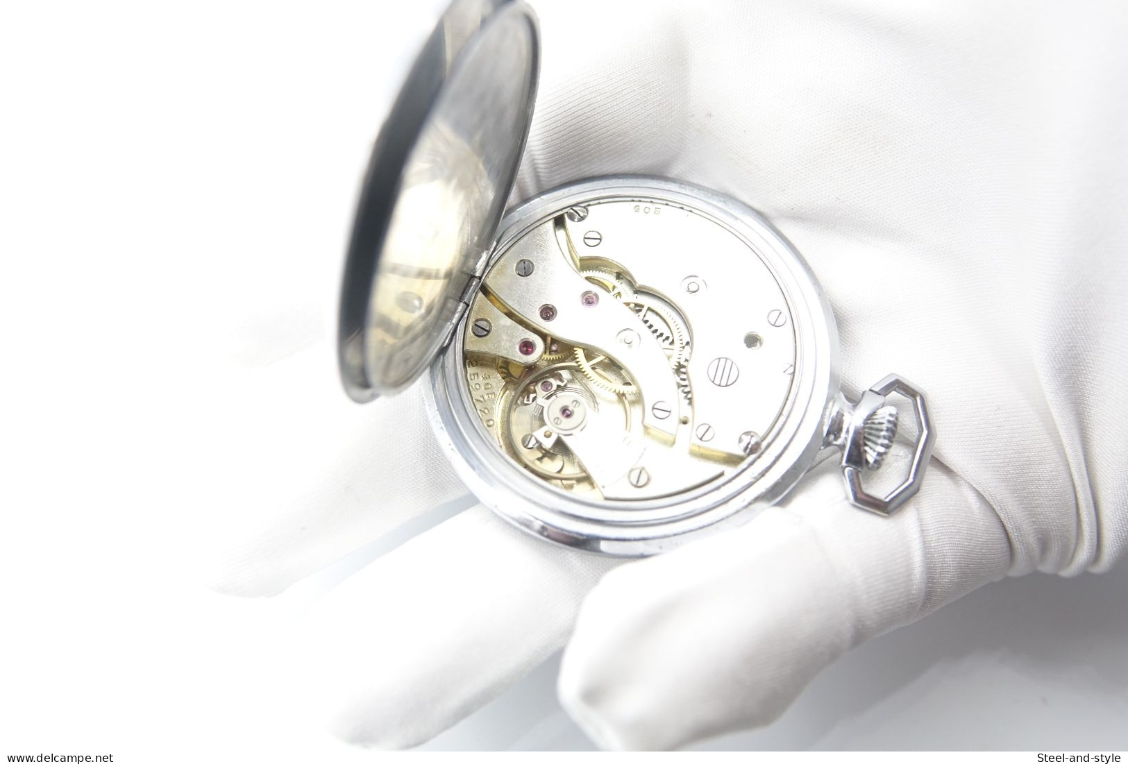 watches : POCKET WATCH LIP Fabrication - 1930's - Art Deco - original - running