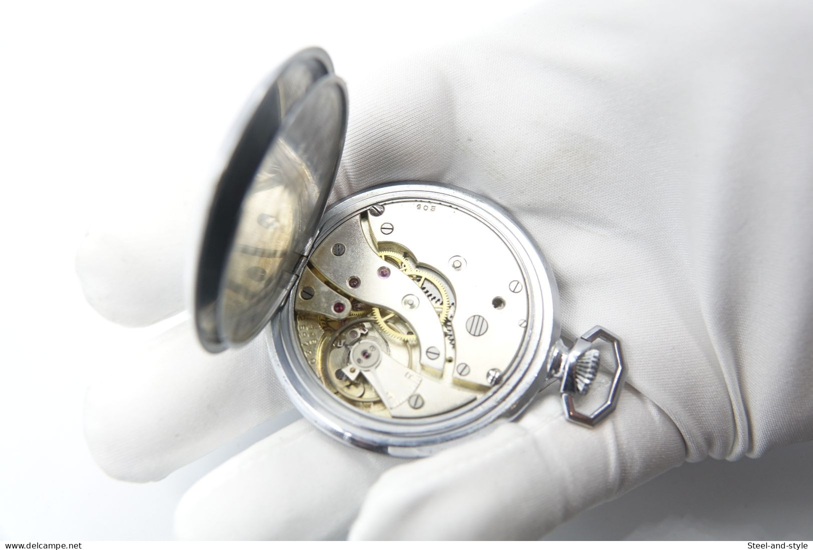 watches : POCKET WATCH LIP Fabrication - 1930's - Art Deco - original - running