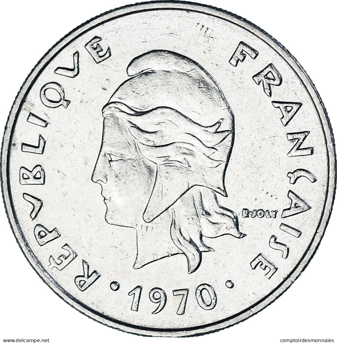 Nouvelle-Calédonie, 20 Francs, 1970 - Nouvelle-Calédonie