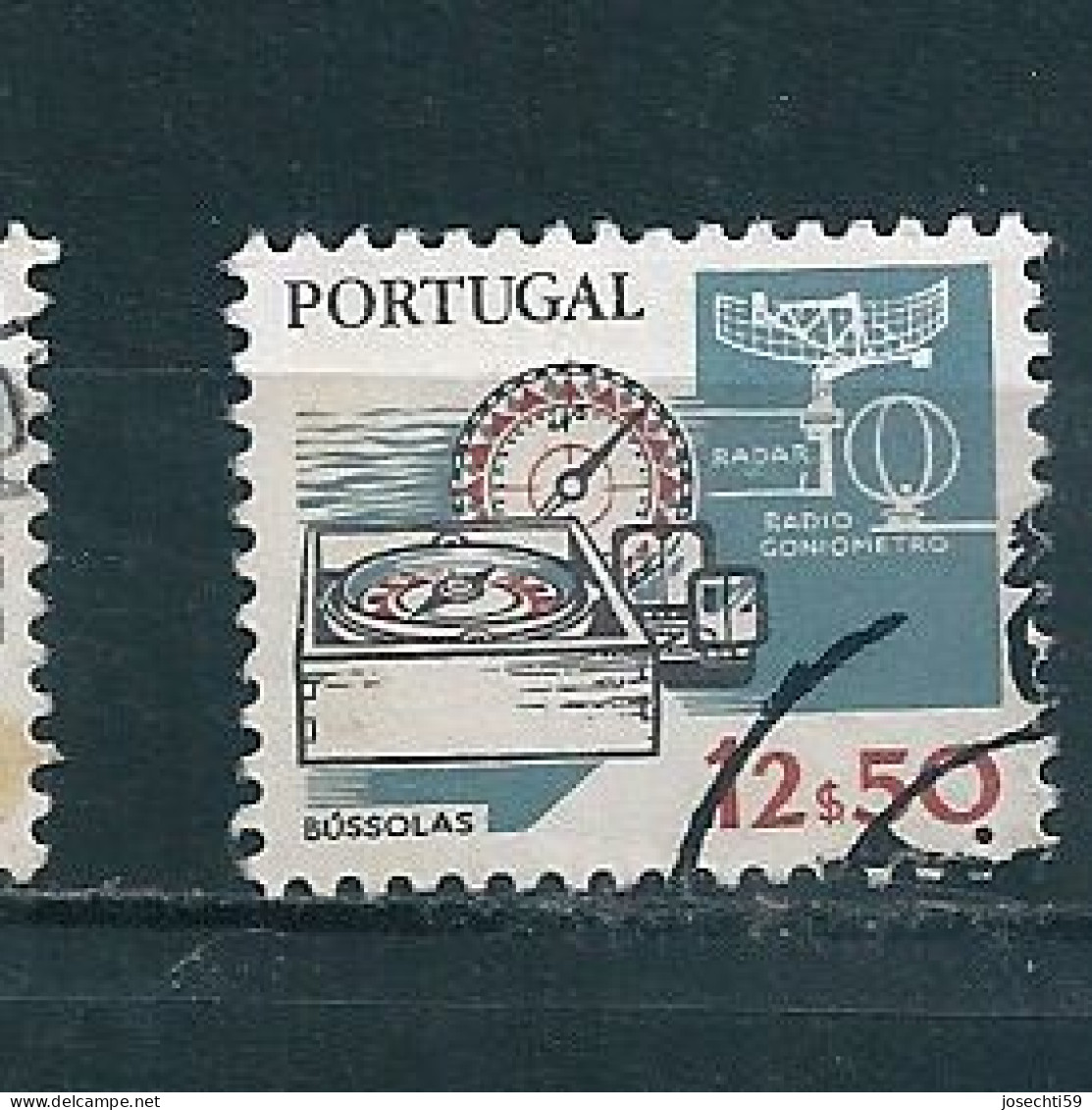 N° 1572 Boussole , Radiogoniomètre Et Radar Timbre Portugal Oblitéré 1983 - Used Stamps