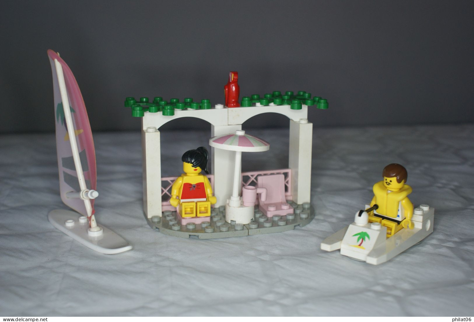 Café Et Pédalo Plage 6411 (année 1992) Complet Avec Boite - Lego System