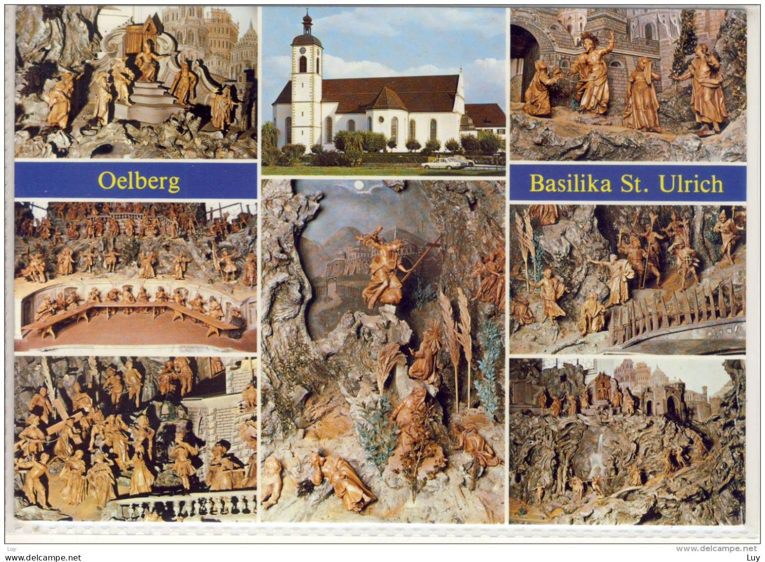 KREUZLINGEN Am Bodnsee Basilika St. Ulrich Oelberg  Schöner Stempel Rheinfall, 1993 - Kreuzlingen