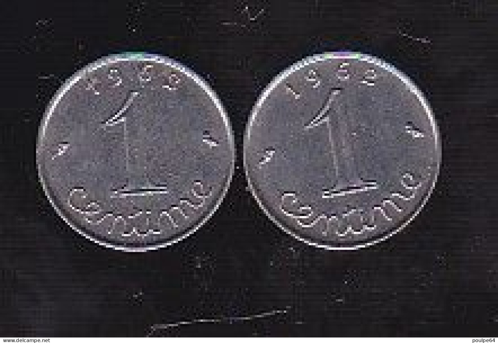 2 Pièces De 1 Centime - Année 1962 Et 1964 - 1 Centime