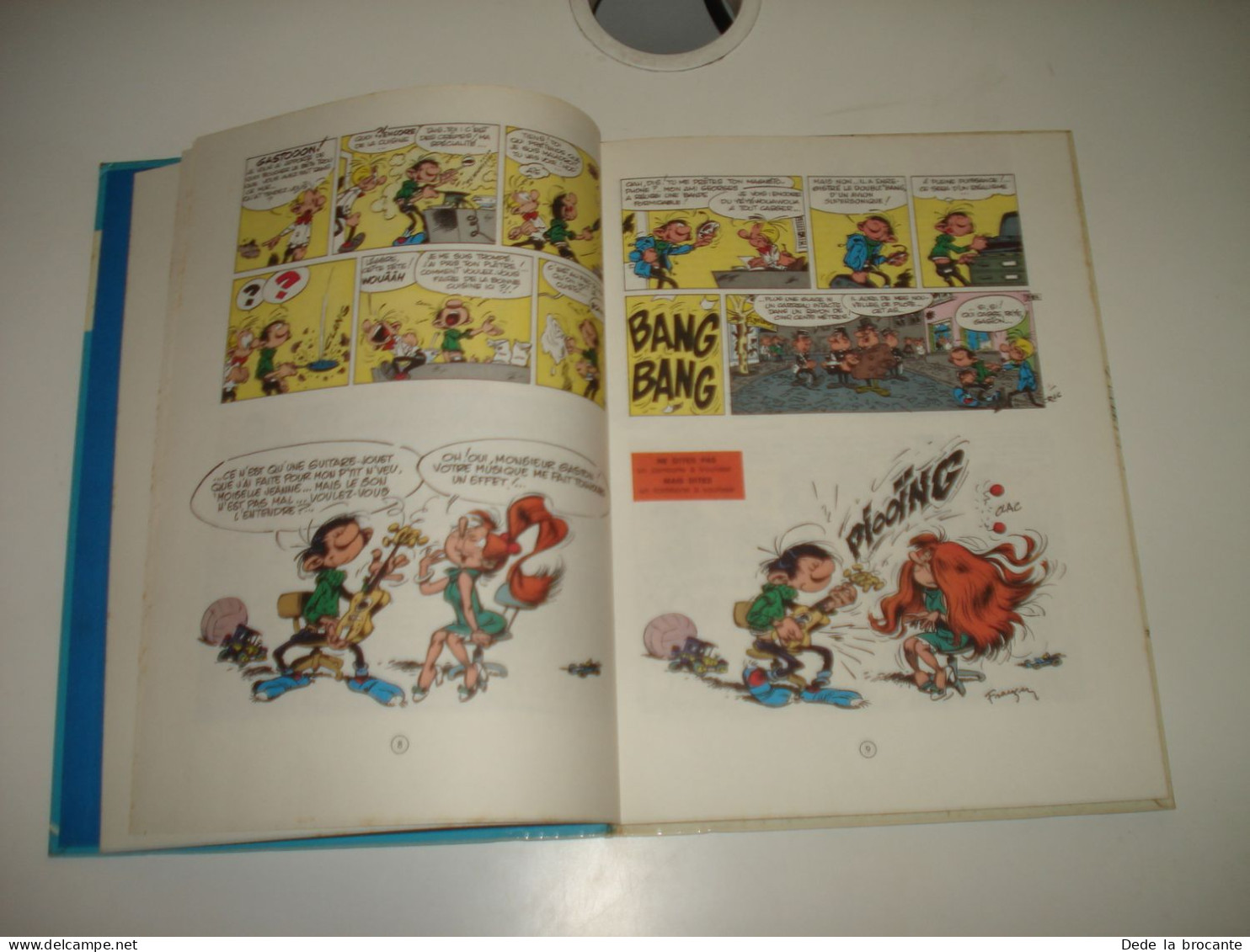 C48 ( 1 ) / Gaston R4 " En direct de la gaffe  " - Franquin - EO de 1974 -