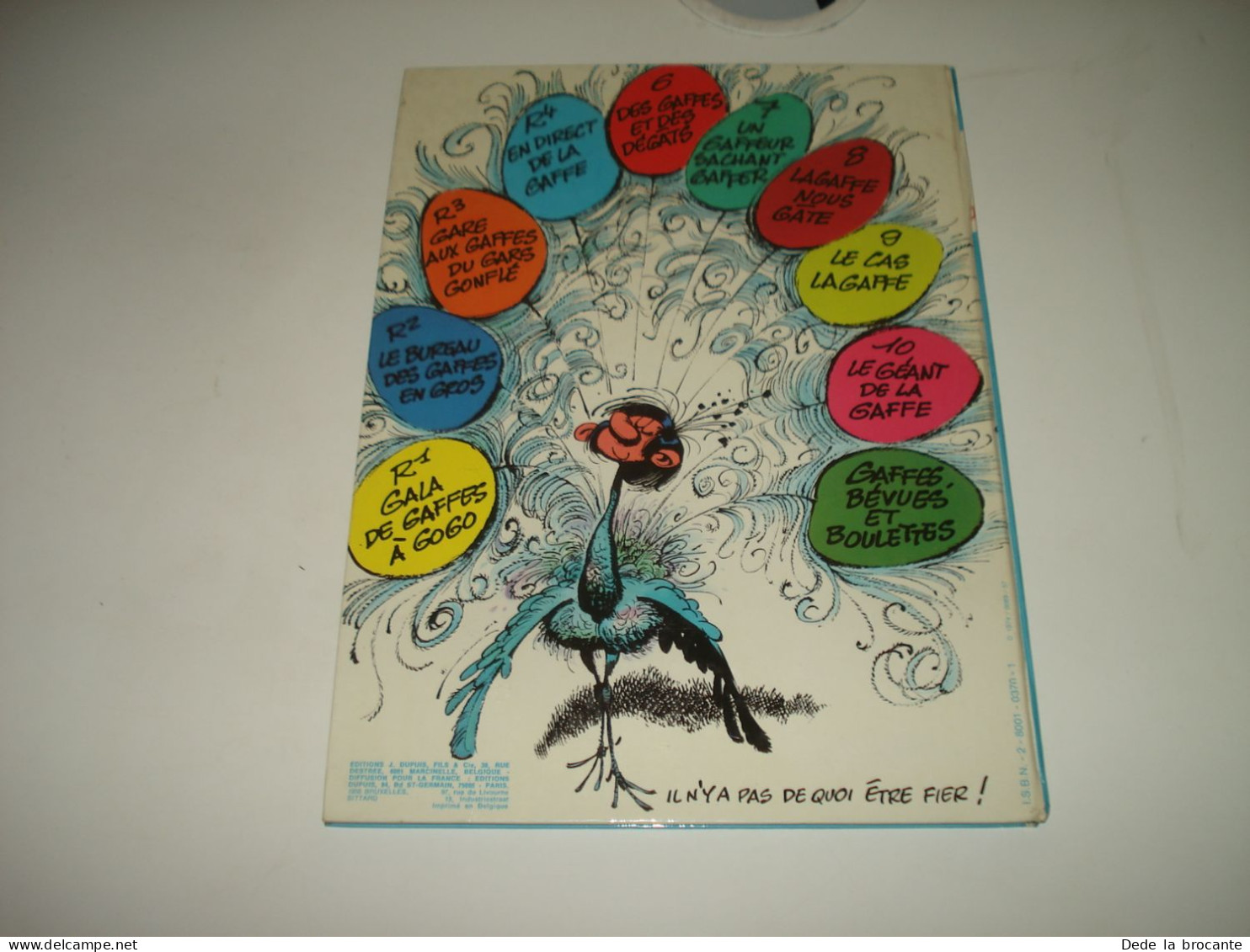 C48 ( 2 ) / Gaston R4 " En direct de la gaffe  " - Franquin - EO de 1974 -