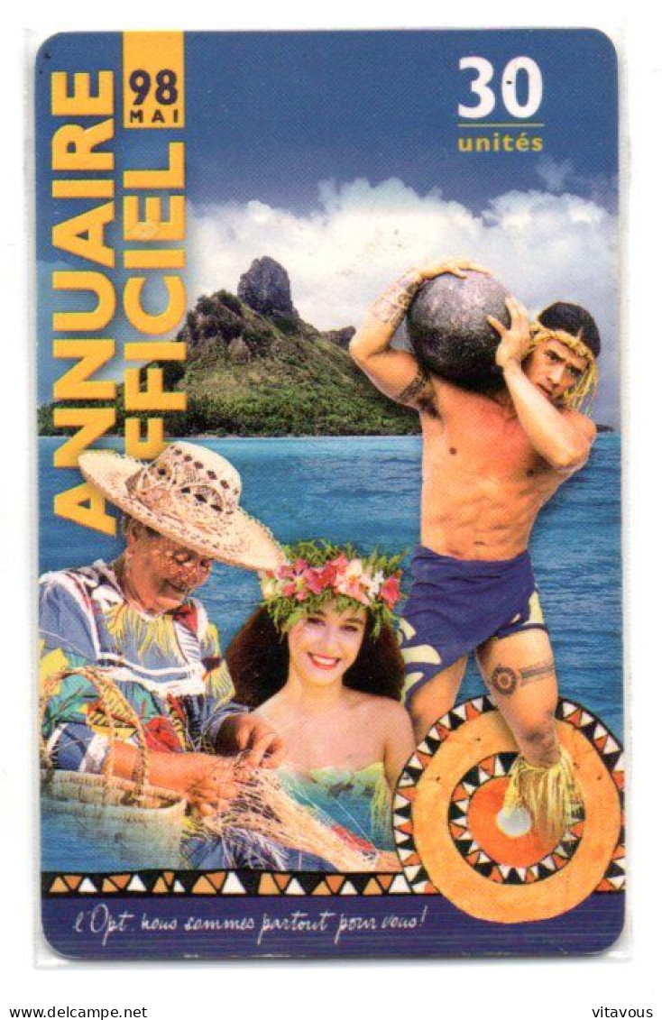 Annuaire 98 Télécarte Polynésie Française PF 71 Phonecard (B 755)) - Polinesia Francesa