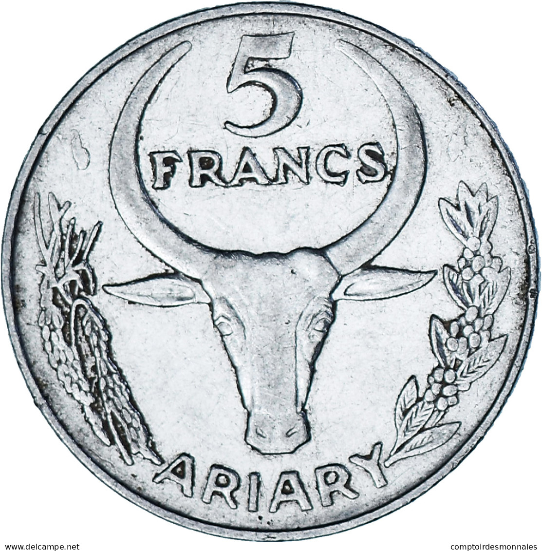 Madagascar, 5 Francs, Ariary, 1982 - Madagaskar