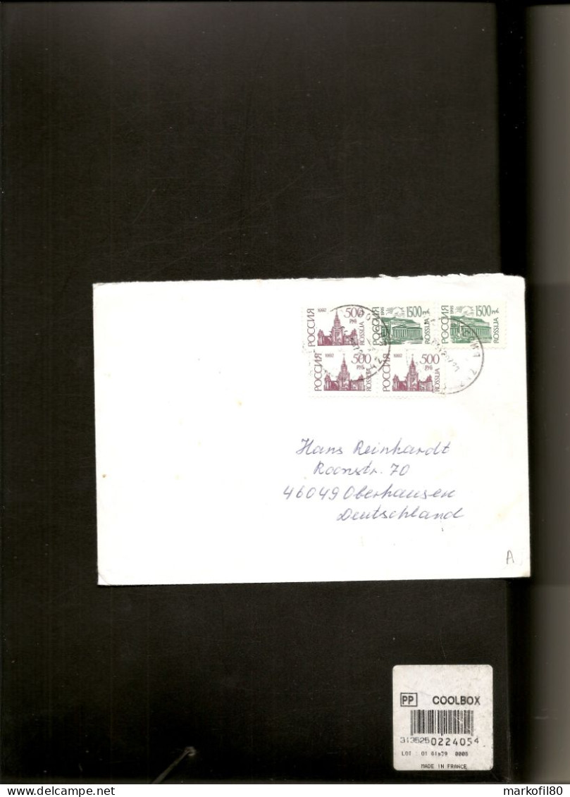 Lettre Russie 1997 Pour L'Allemagne - Lettres & Documents