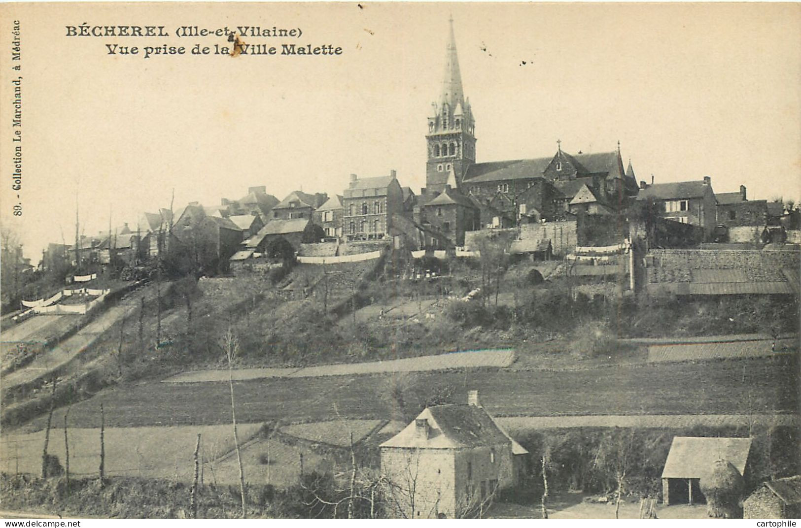 35 - BECHEREL - Vue De La Ville Malette - Bécherel