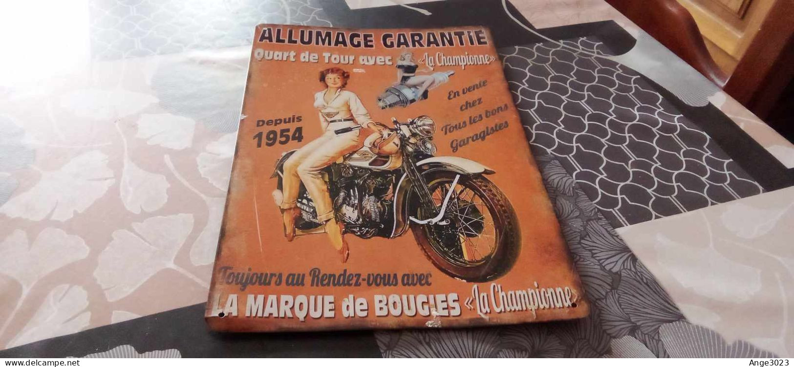 PLAQUE METAL ALLUMAGE GARANTIE - Placas En Aluminio (desde 1961)