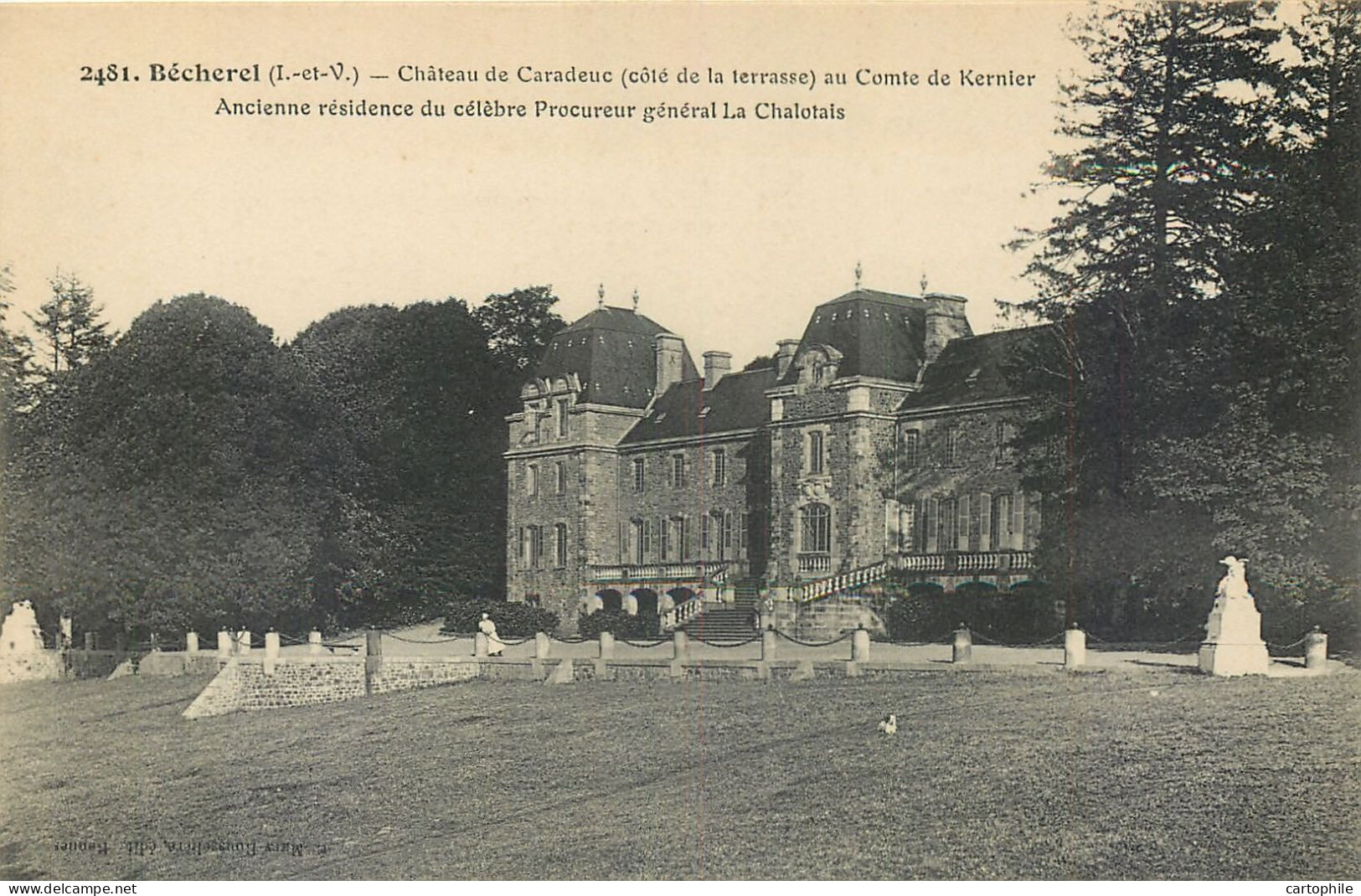 35 - BECHEREL - Caradeuc Castle - Comte De Kernier - Bécherel