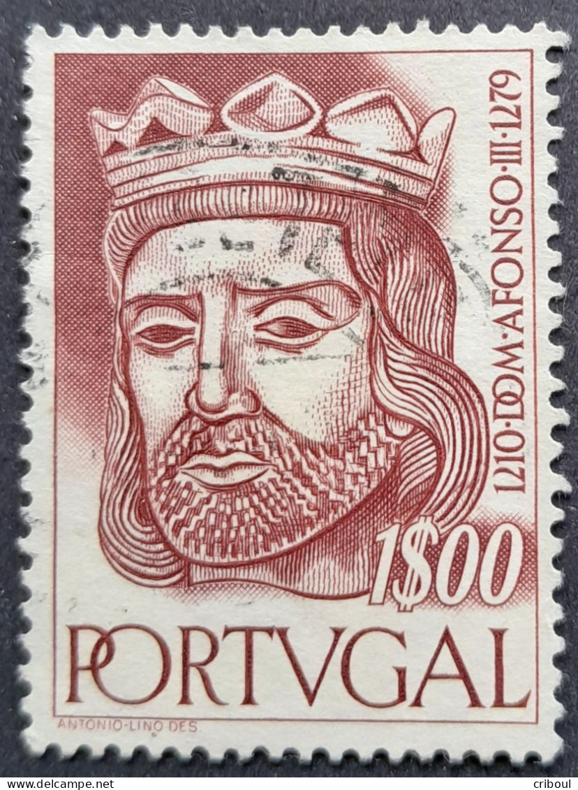 Portugal 1955 Alphonse III Afonso III Yvert 821 O Used - Used Stamps