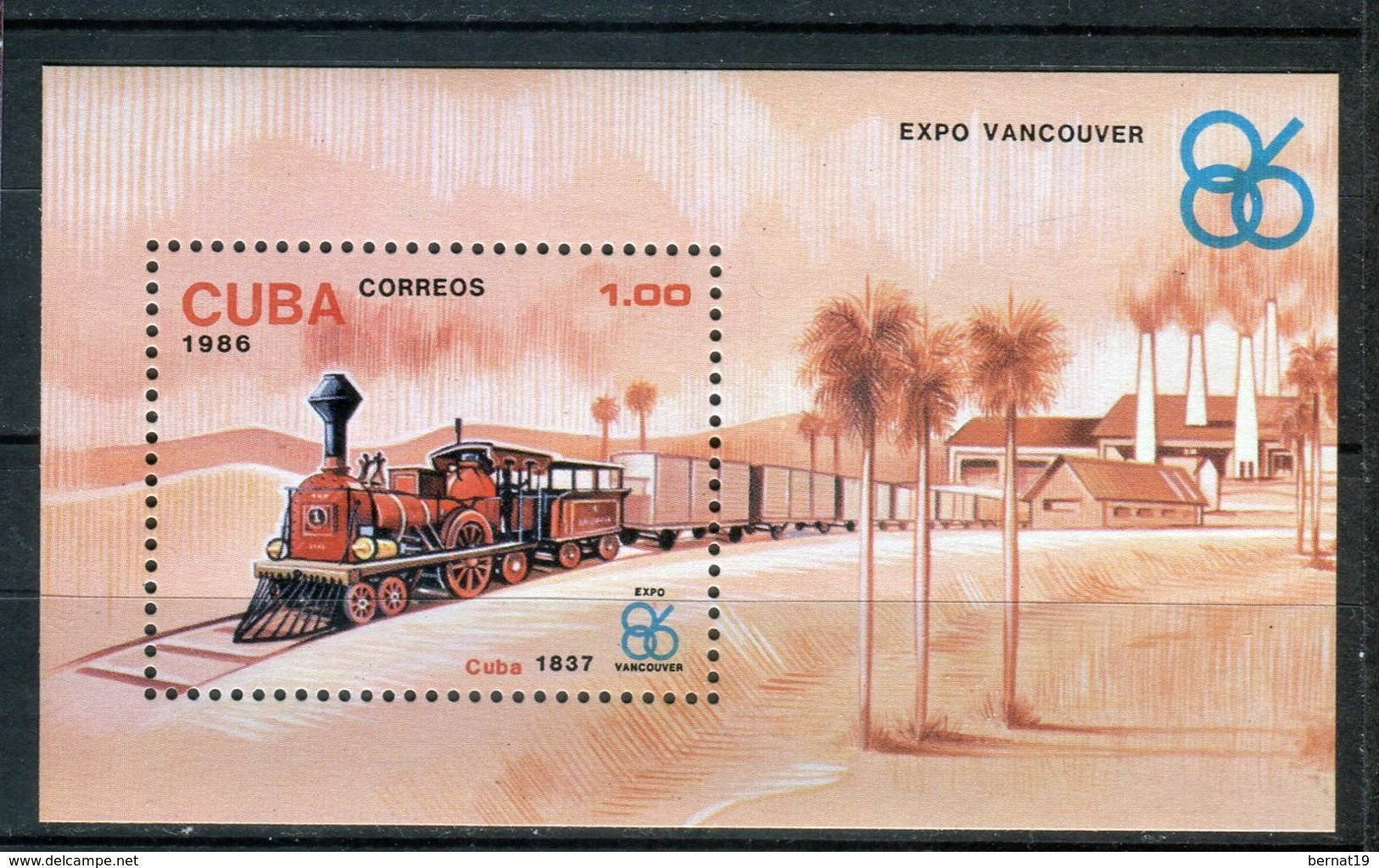 Cuba 1986. Yvert Block 94 ** MNH. - Blocs-feuillets