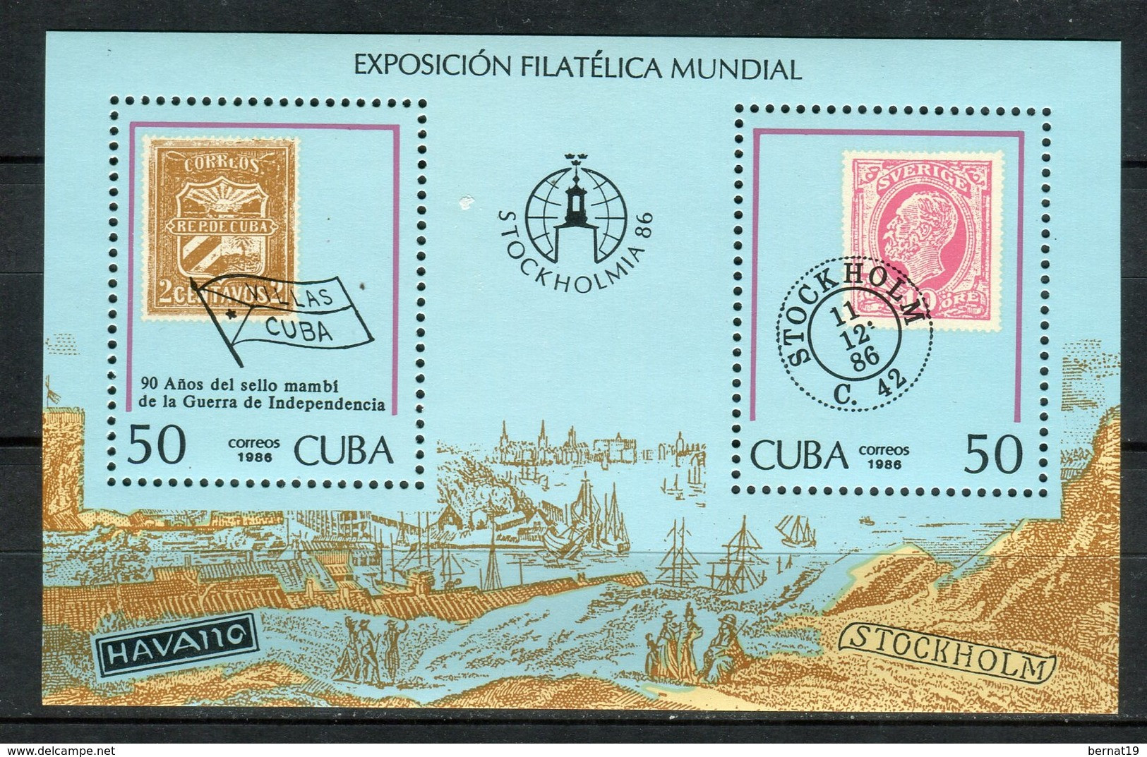 Cuba 1986. Yvert Block 95 ** MNH. - Blocks & Sheetlets