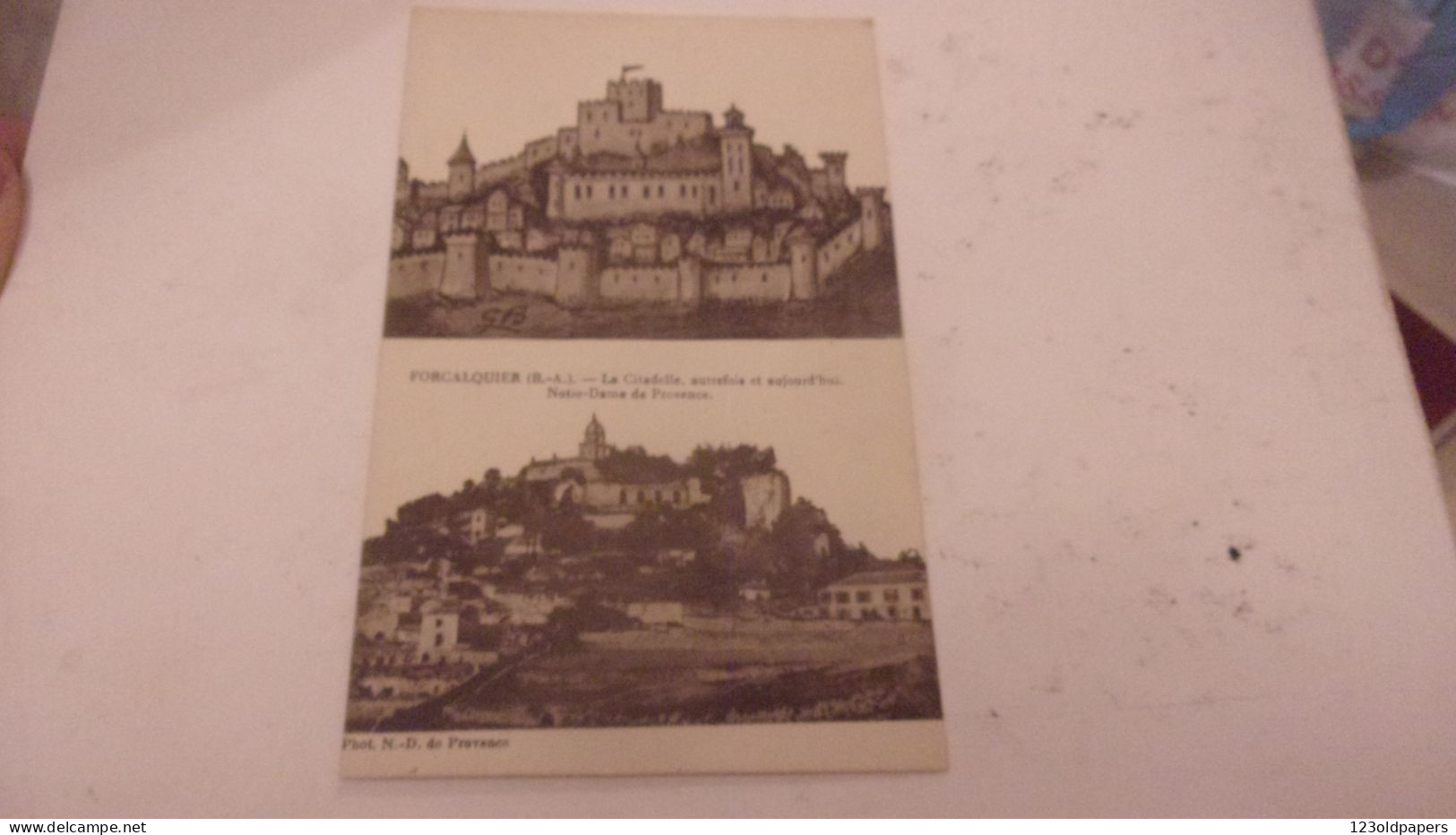 04  ALPES DE HAUTE PROVENCE - FORCALQUIER CITADELLE 2 VUES  1927 - Forcalquier