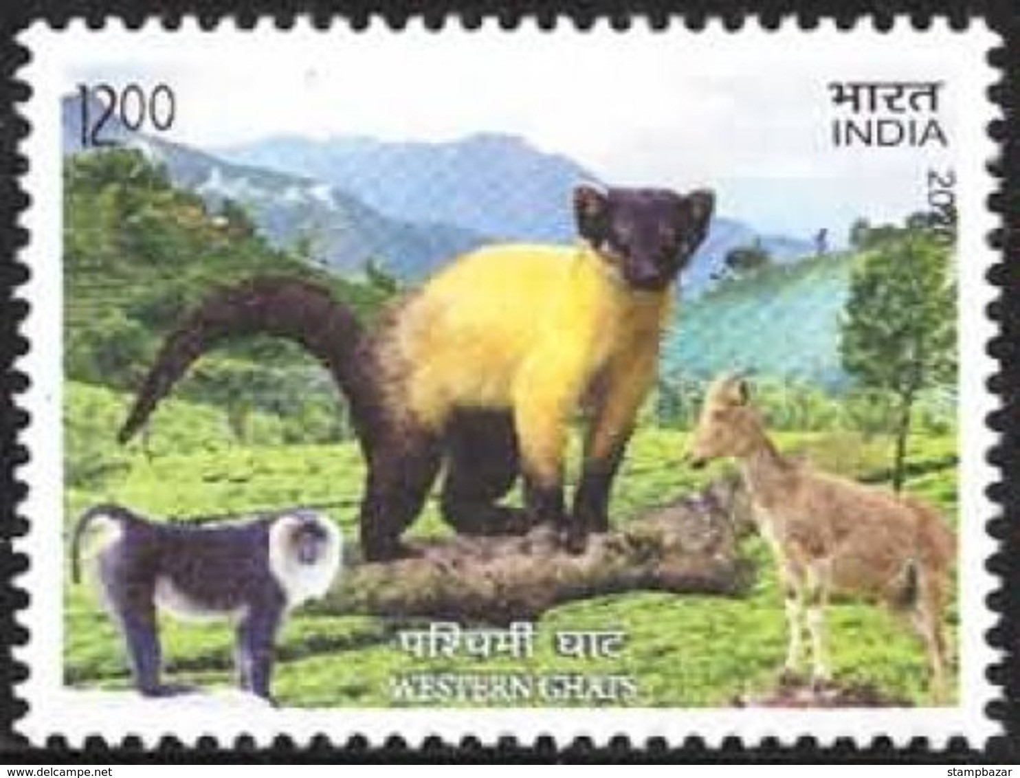 India 2020 UNESCO World Heritage Flora Fauna Miniature Souvenir Sheet Block MNH - Blocchi & Foglietti