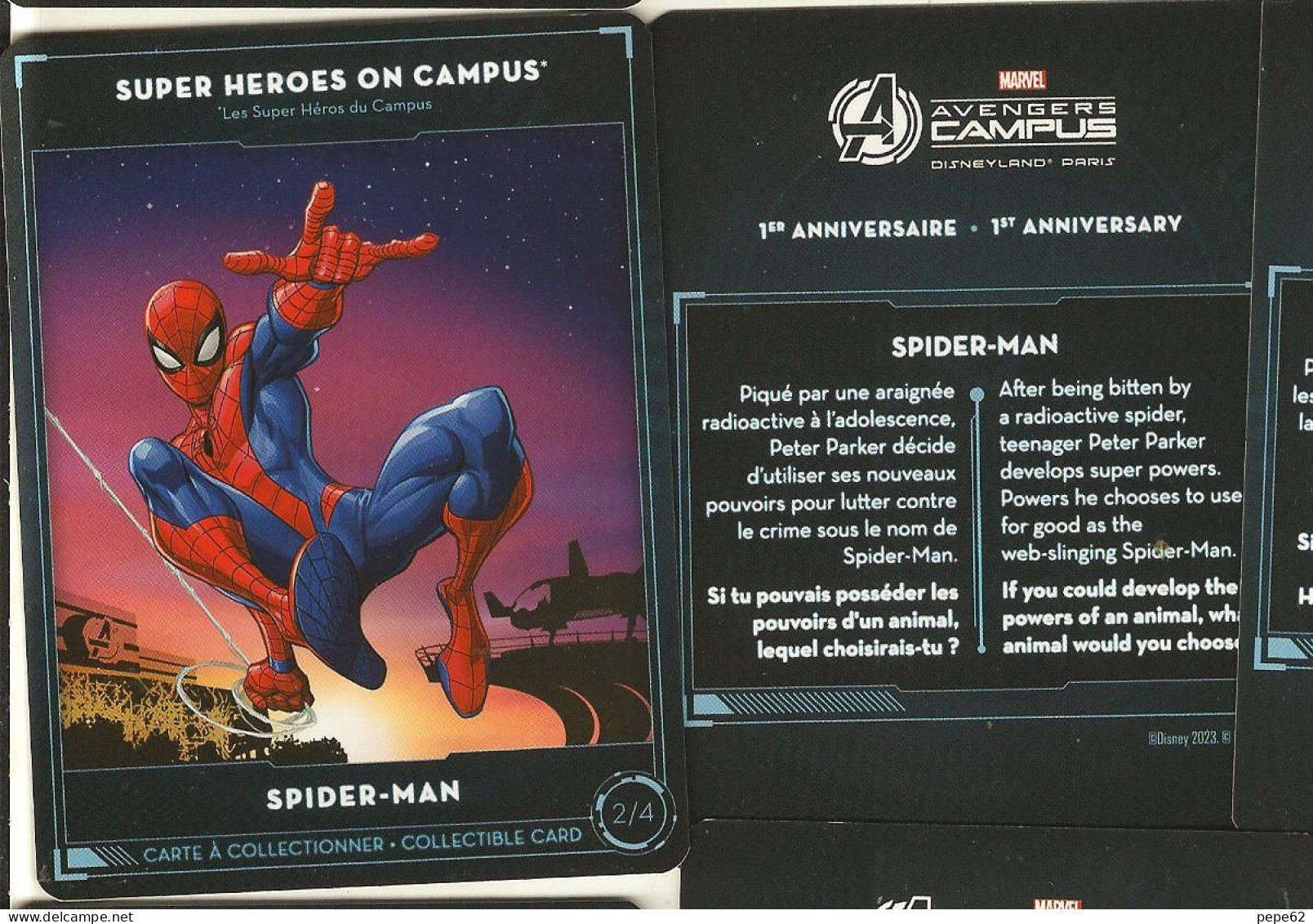 Super Heros On Campus- Spider Man-avengers- Disneyland  1er Anniversaire - - Disney