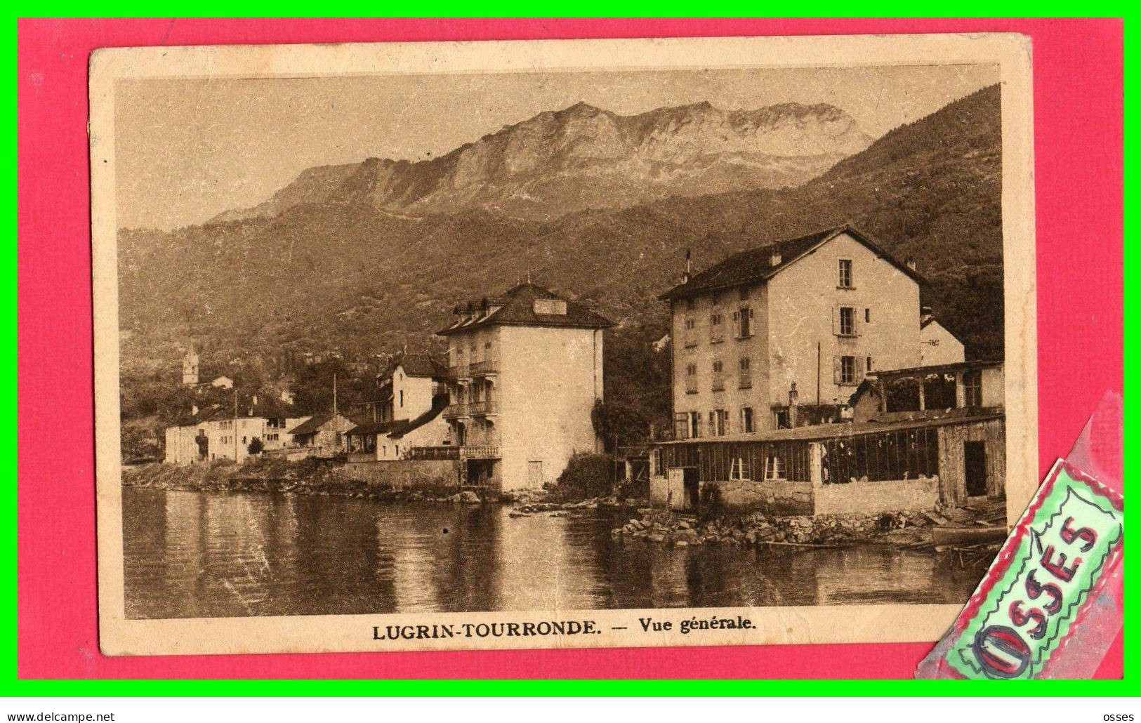 QUATRE C.P.A.LUGRIN TOUR RONDE Petite Sélection (rectos versos)