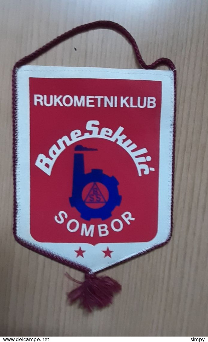 Pennant  Handball Club Bane Sekulic Sombor Serbia 125x190mm - Handball