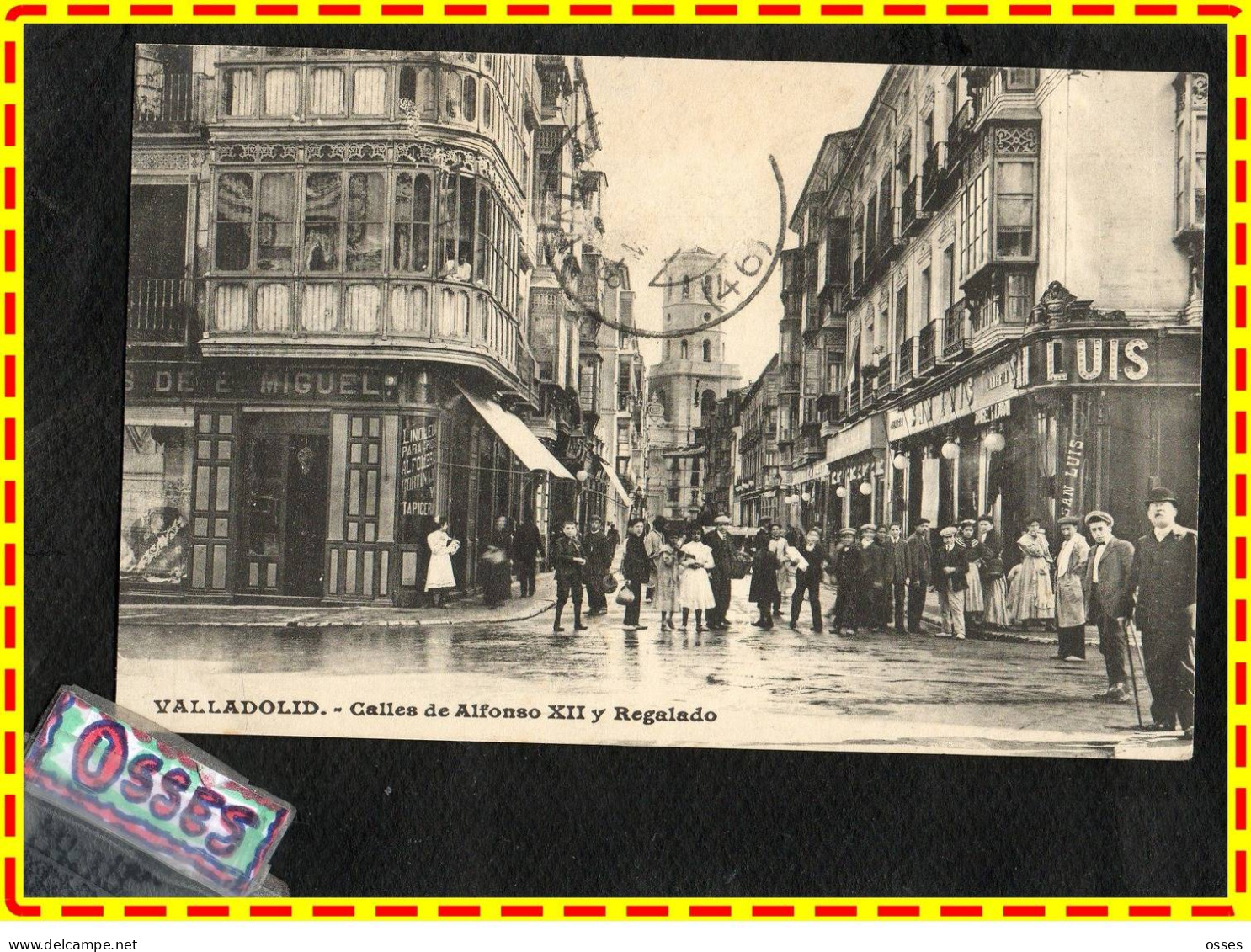 VALLADOLID - Calle De Alfonso XII Regalado (recto Verso) - Valladolid