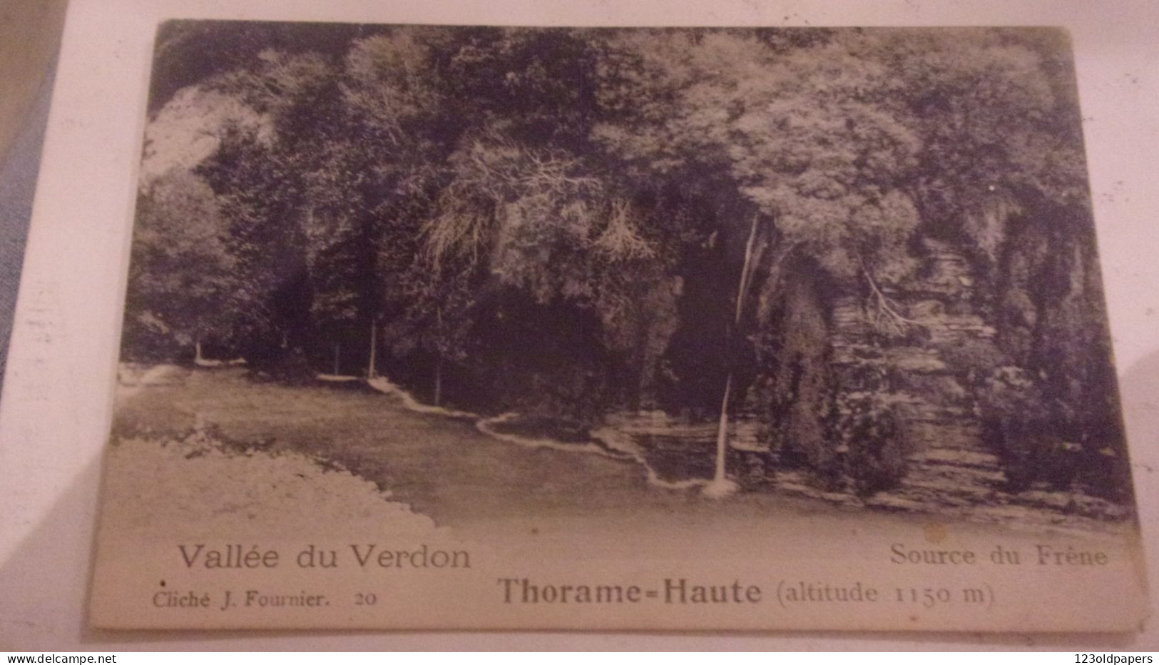 04  ALPES DE HAUTE PROVENCE  VALLEE VERDON THORAME HAUTE SOURCE DU FRENE - Autres & Non Classés