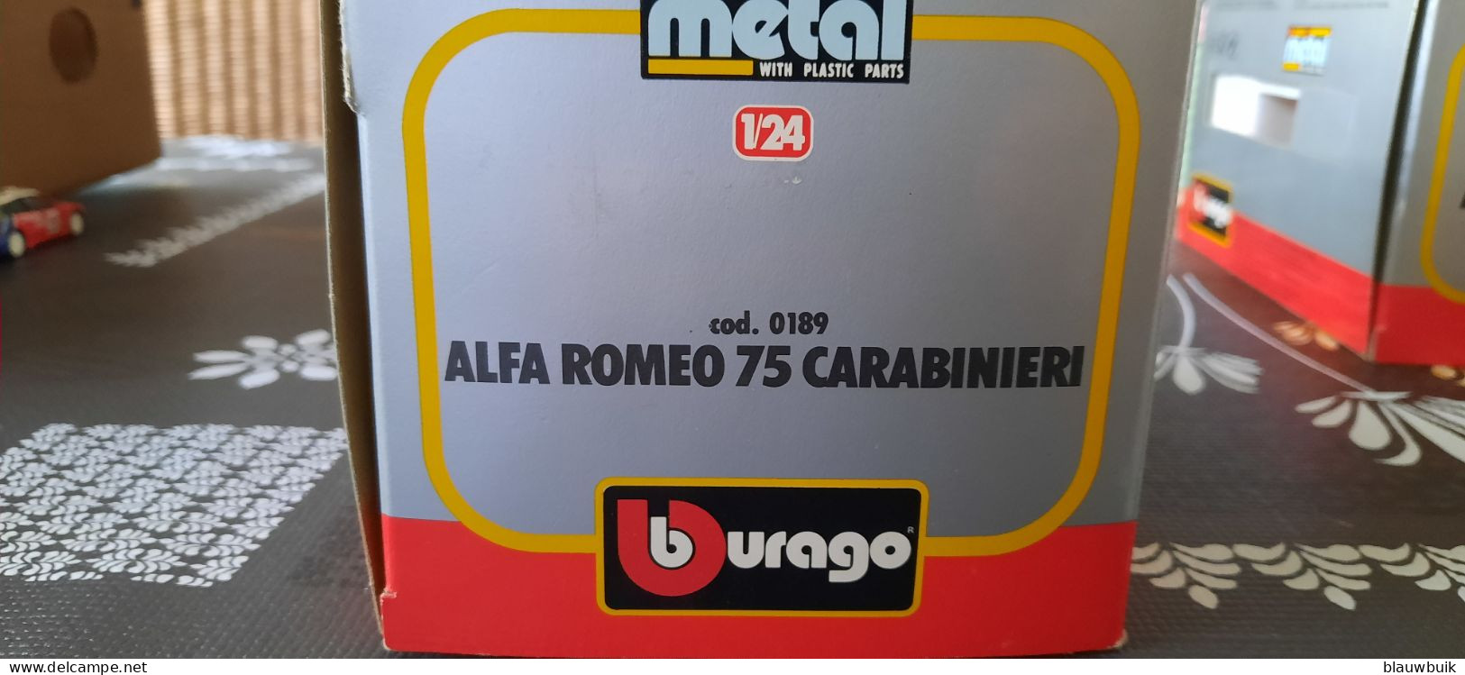 Bburago 0189 Alfa Romeo 75 Carabinieri - Burago