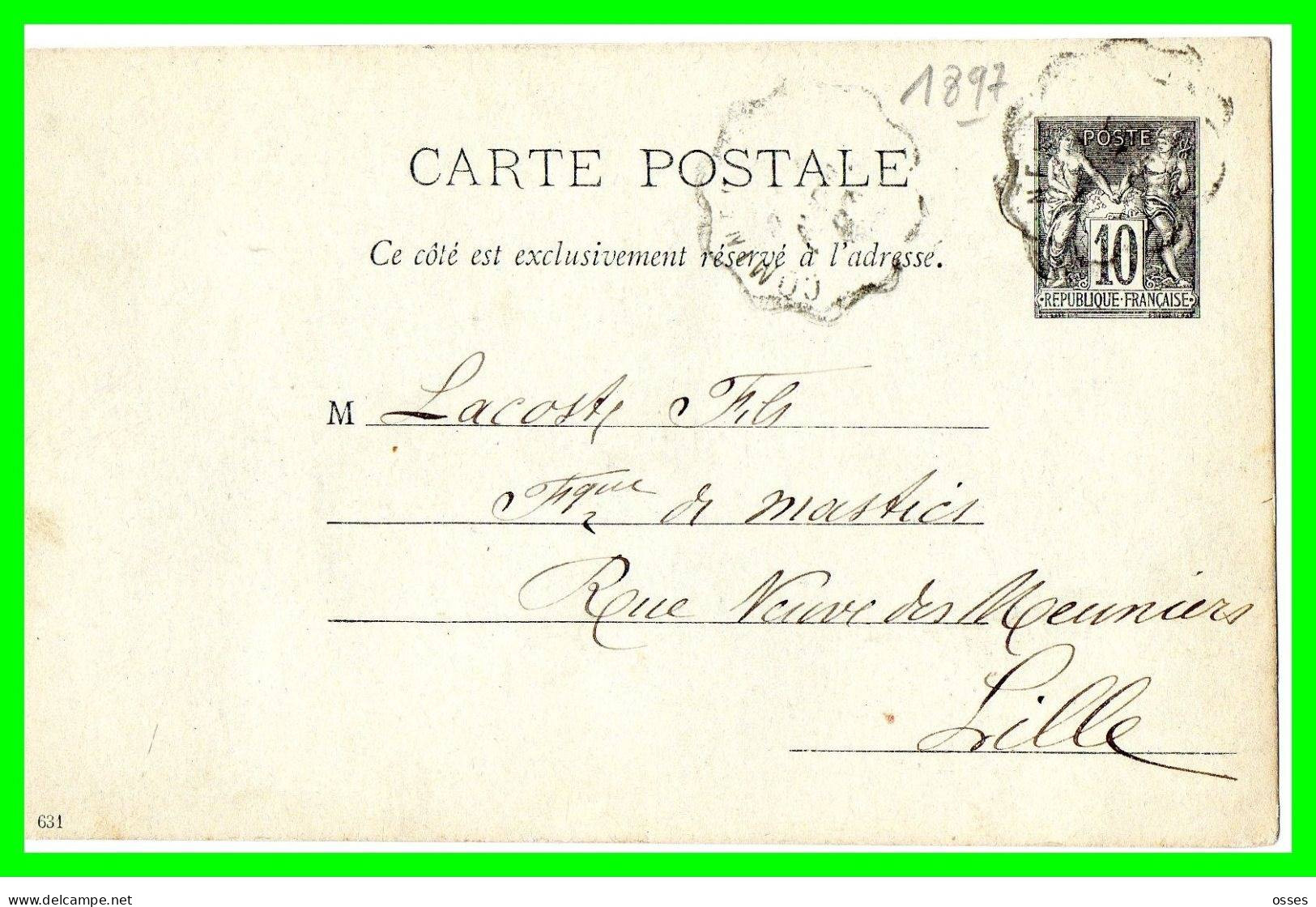 Lot de Quatorze Entiers Postaux Carte Postale Avant1900 (rectos versos)