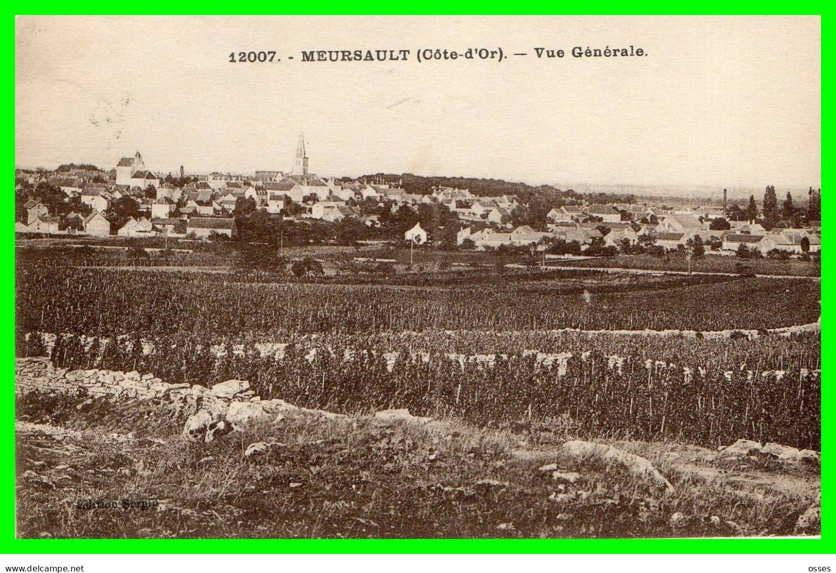 MEURSAULT (Côte D'Or ) Vue Générale (recto Versos) - Meursault