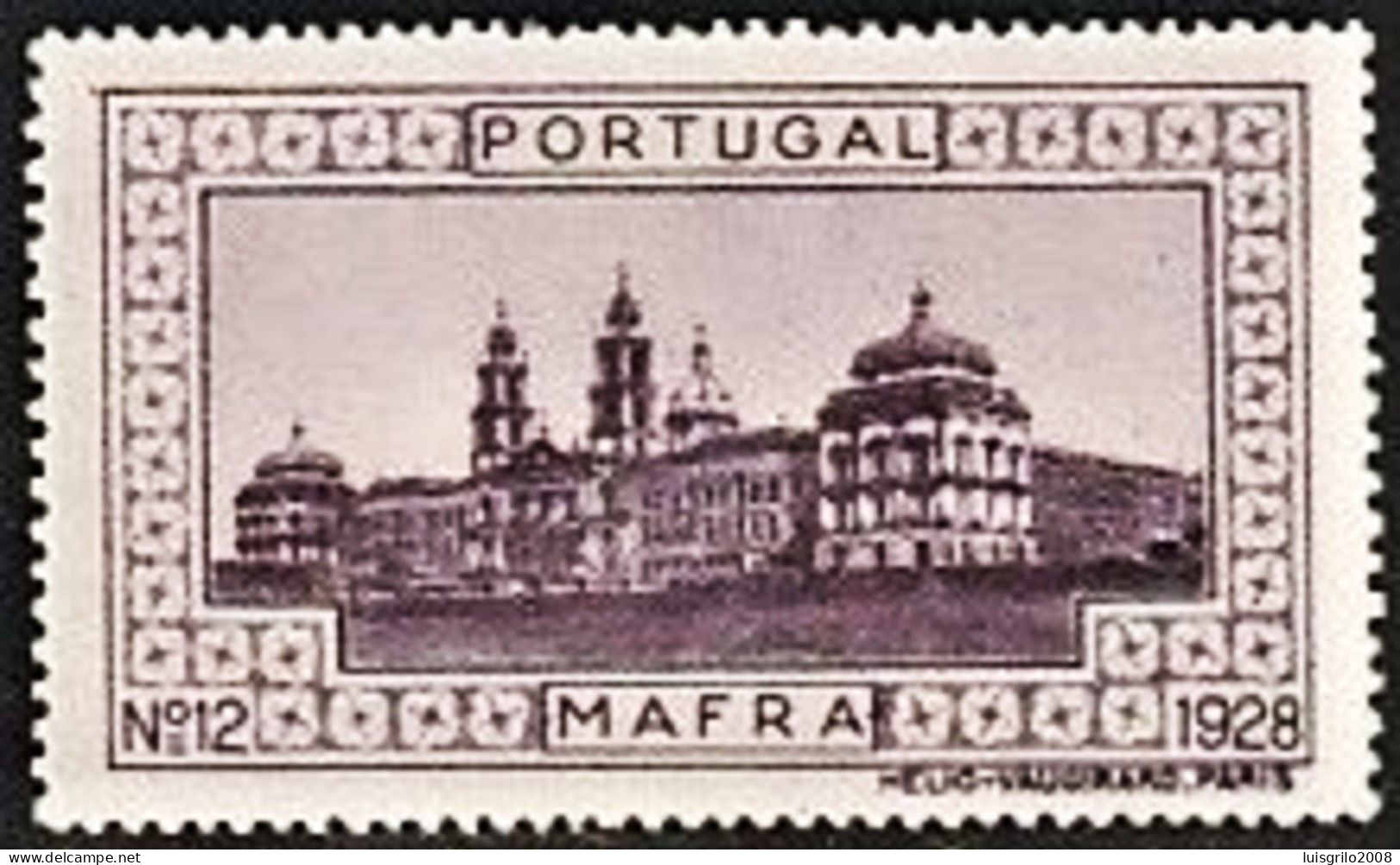 Vignette/ Vinheta, Portugal - 1928, Paisagens E Monumentos.Mafra -||- MNG, Sans Gomme - Emisiones Locales