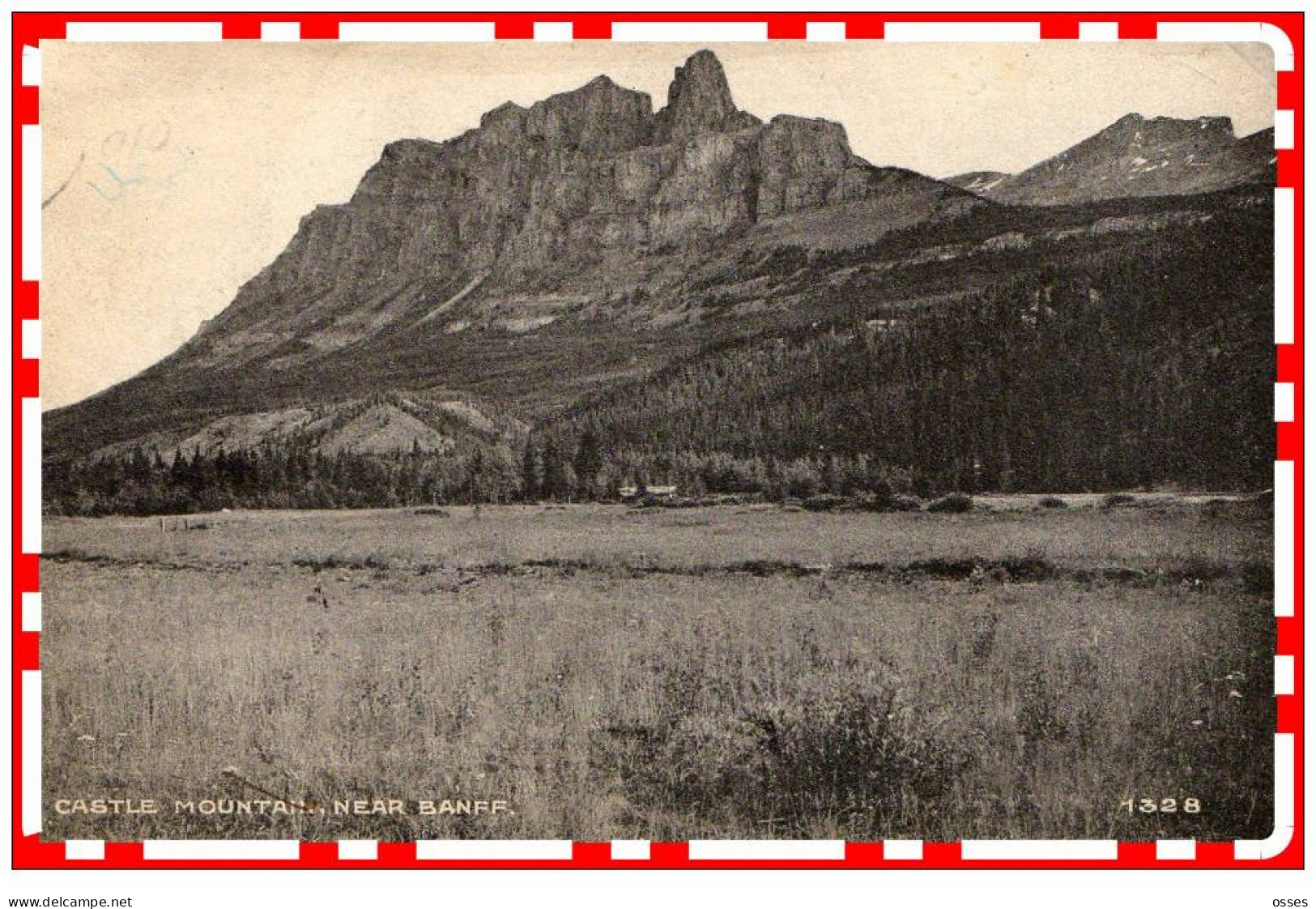  CASTLE MONTAIN NEAR - BANFF - (recto Verso) - Banff