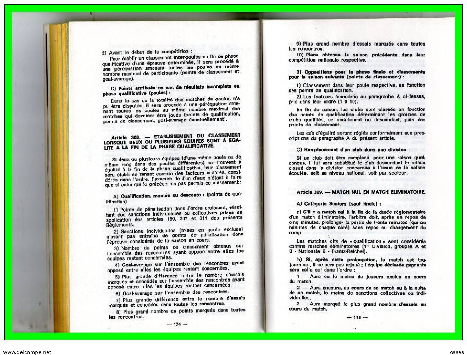 FFR  Compétitions Fédérales.Reglements/Calendrier Général Saison.1982 1983.(196 Pages)(rectos versos)