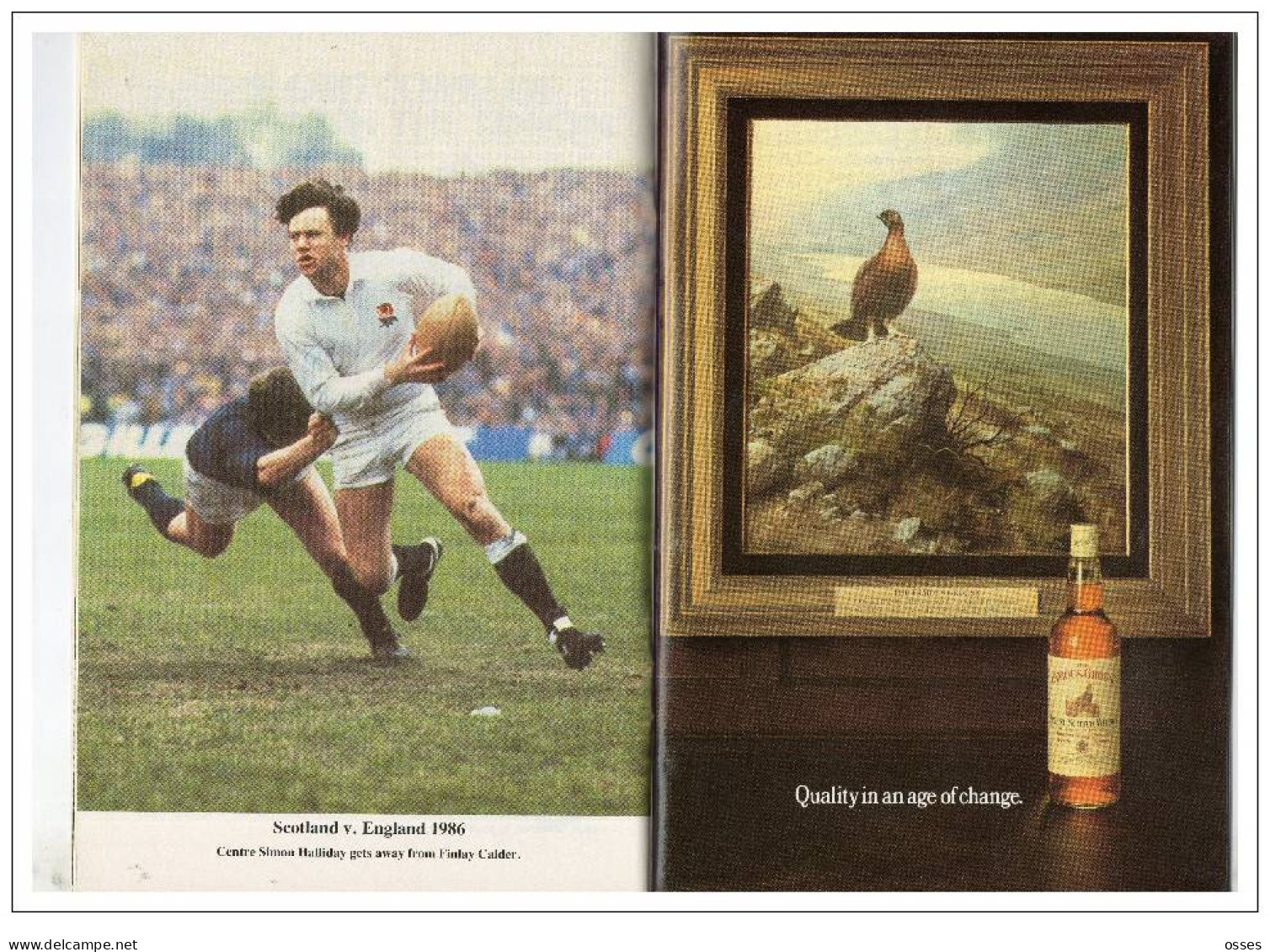 Official Programme.ENGLAND V IRELAND Twickenham Saturday 1st.March 1986 (rectos versos)