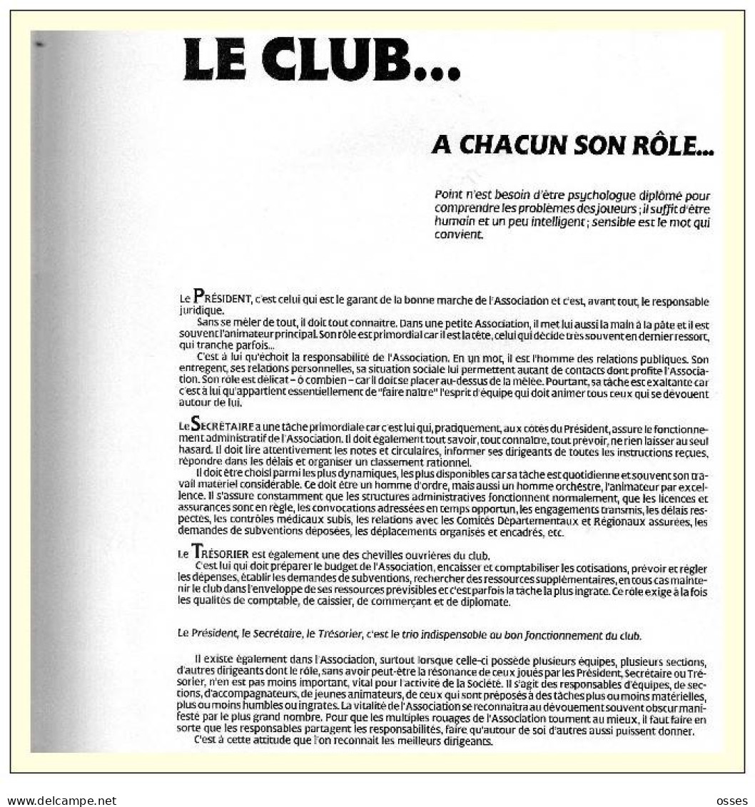 - CONGRES DE LA FEDERATION FRANCAISE DE RUGBY Reims 2.3.4. 1987.(rectos versos)