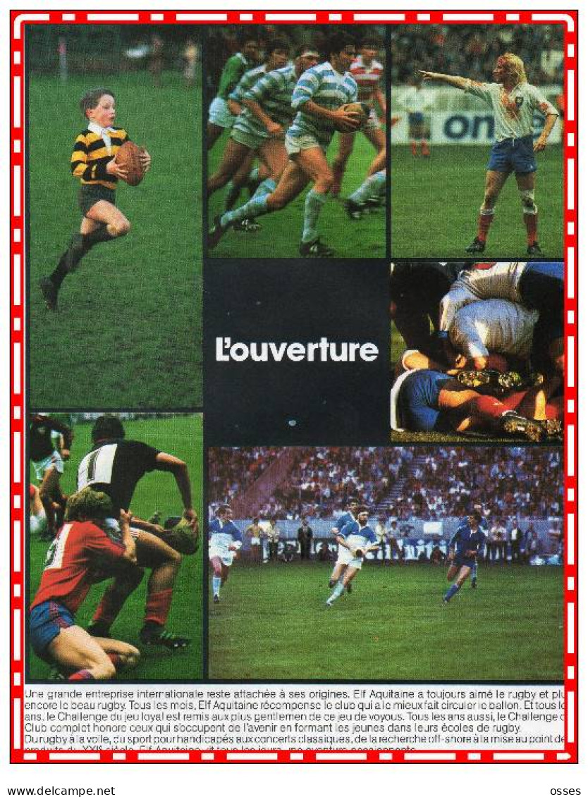 F.F.Rugby 67eme Assemblée Générale DAX les 26.27.et 28 Juin 1986 (40 pages rectos versos)