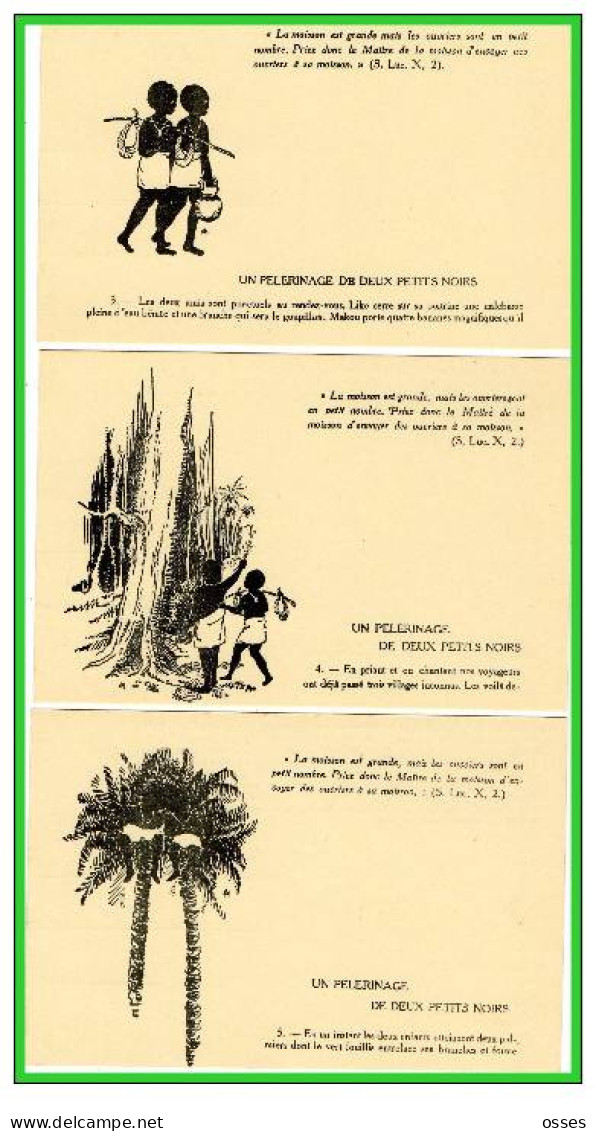 Dix Sept C.P.A.Petit courrier missionnaire.Franciscaines Missionnaires de Marie(rectos versos)