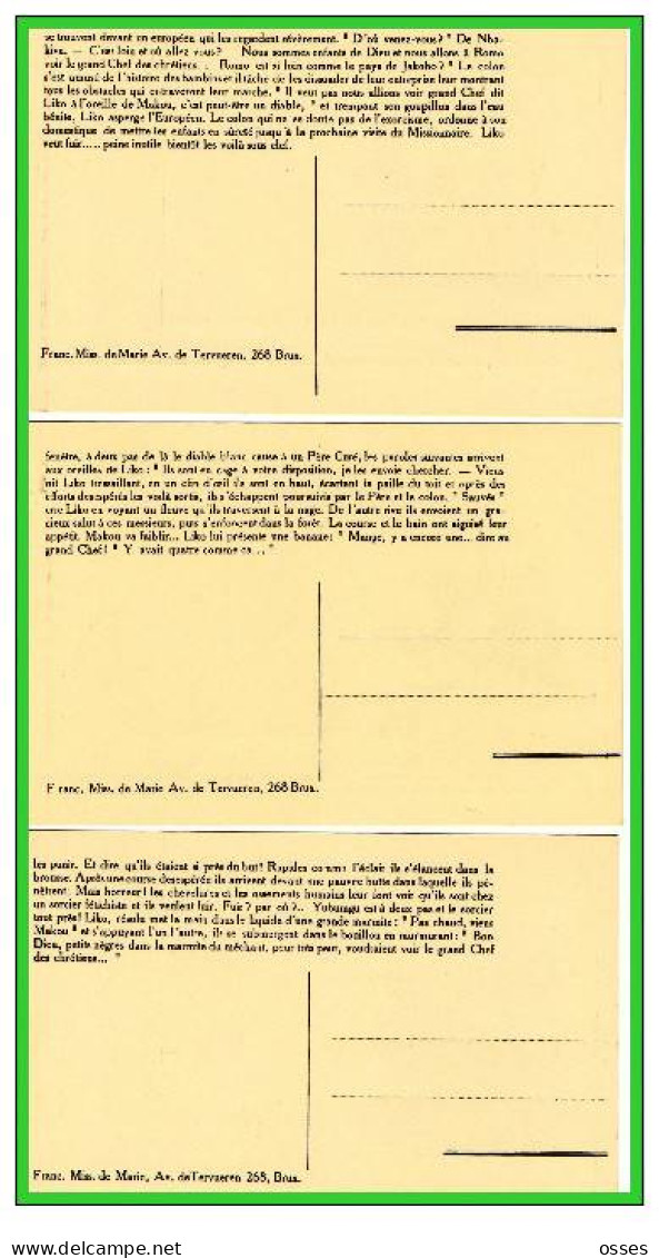 Dix Sept C.P.A.Petit courrier missionnaire.Franciscaines Missionnaires de Marie(rectos versos)