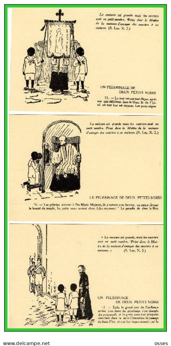 Dix Sept C.P.A.Petit courrier missionnaire.Franciscaines Missionnaires de Marie(rectos versos)