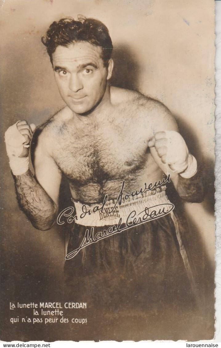 La Lunette Marcel Cerdan La Lunette Qui N' A Pas Peur Des Coups - Boxe