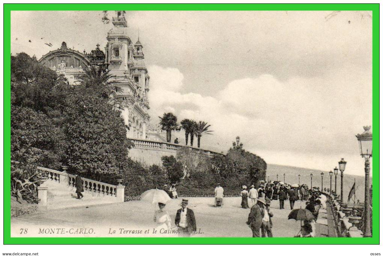 SIX C.P.A -MONTE CARLO-Terrasses-Cap Martin-Casino..(rectos Versos) - Les Terrasses