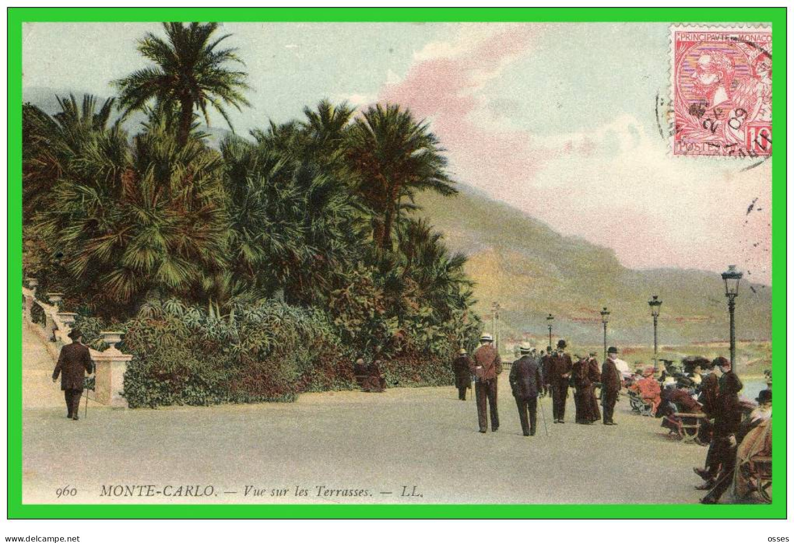 SIX C.P.A -MONTE CARLO-Terrasses-Cap Martin-Casino..(rectos Versos) - Les Terrasses