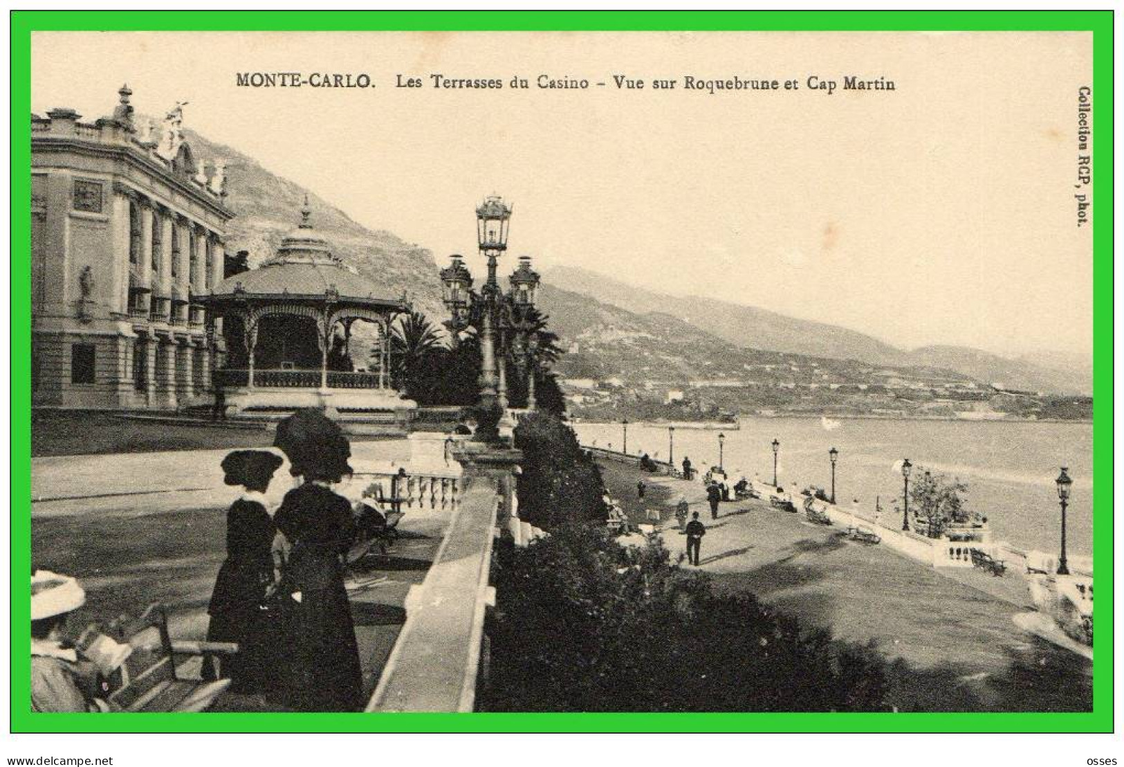 SIX C.P.A -MONTE CARLO-Terrasses-Cap Martin-Casino..(rectos versos)